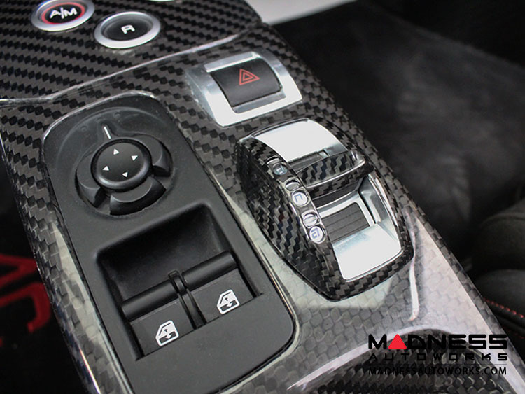 Alfa Romeo 4C Gear Selector Switch Cover - Carbon Fiber